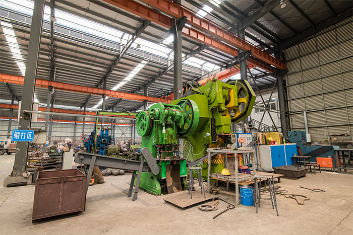 余姚网架配件-锥头加工车间